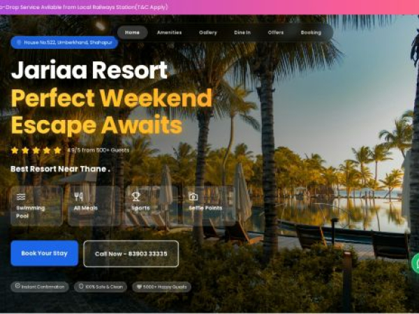 jariaaresort.com